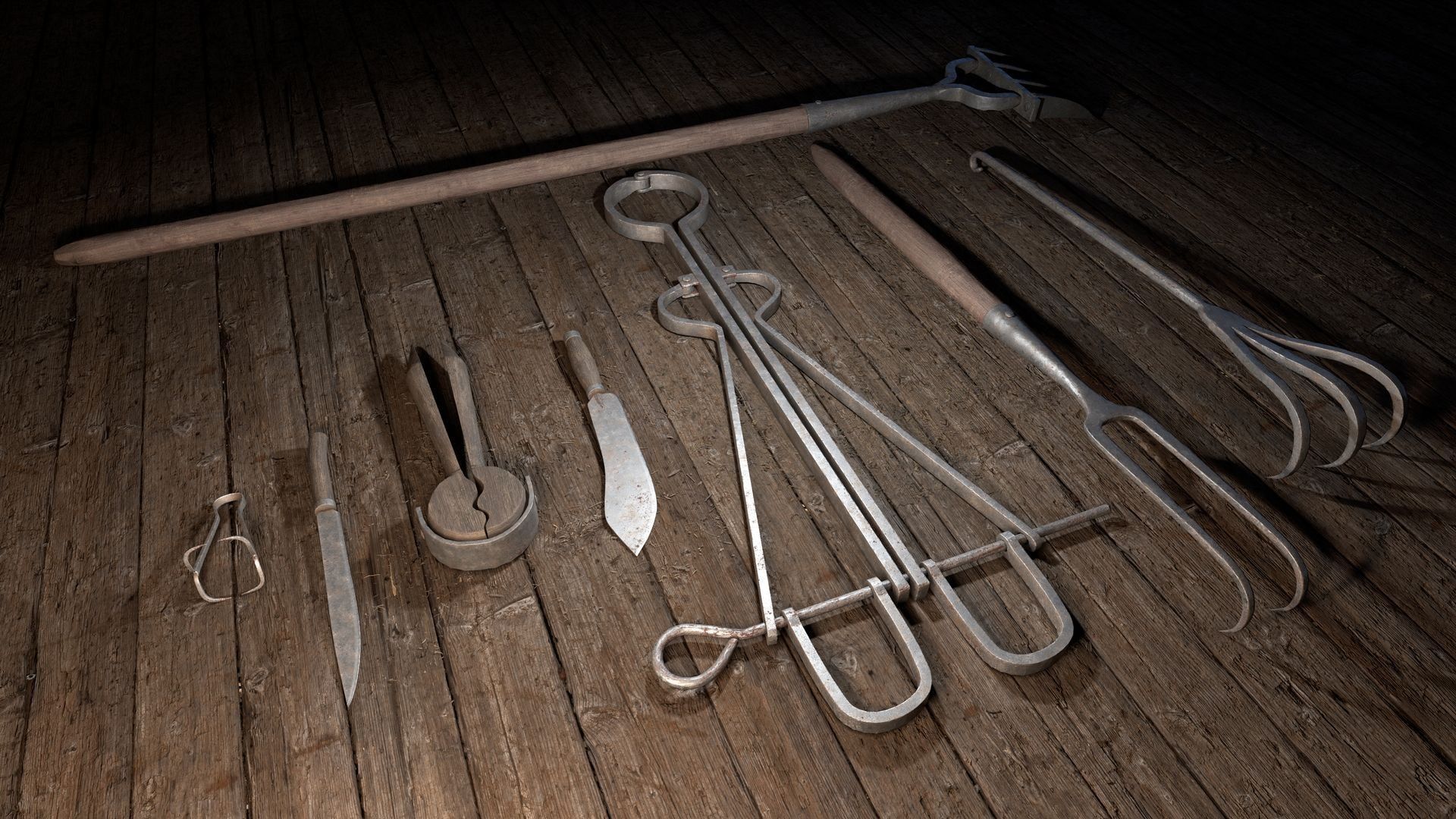 Inquisition - Tools Low-poly 3D model_6
