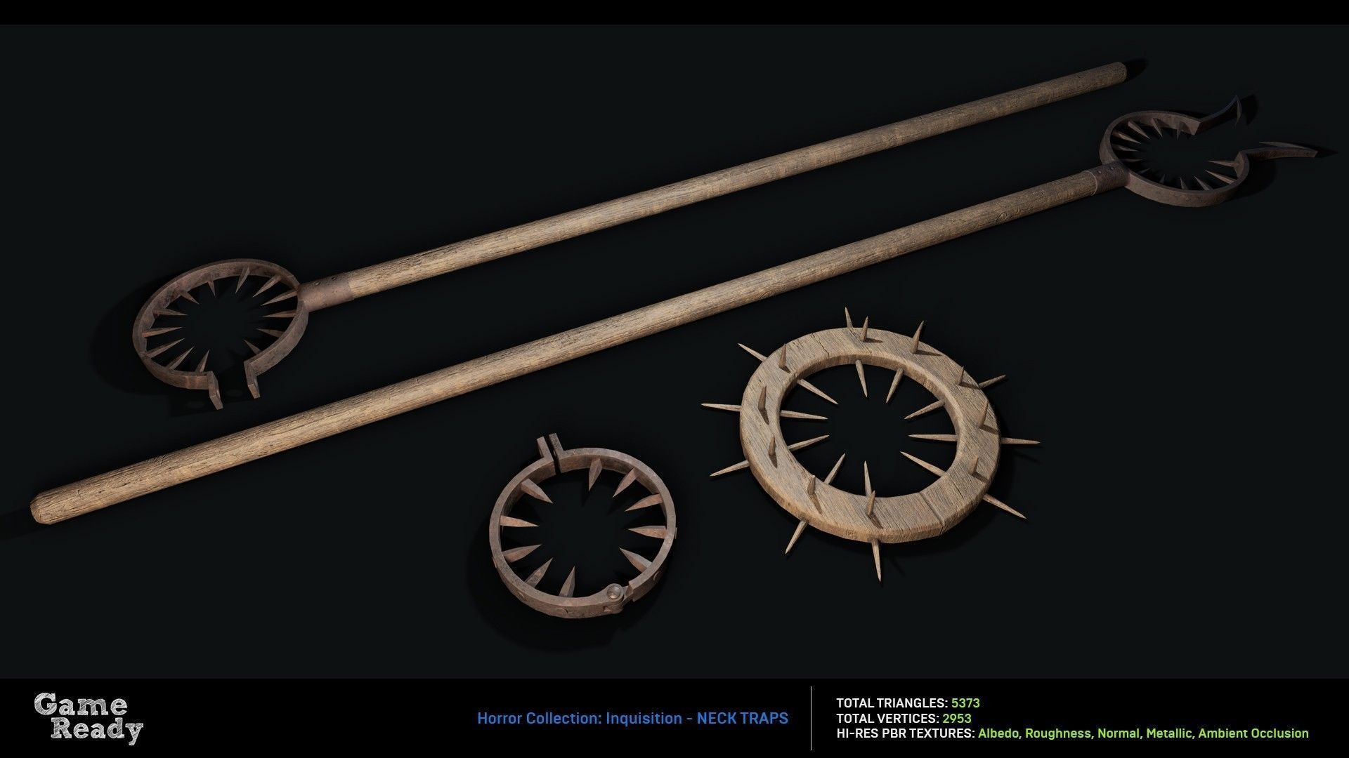 Inquisition - Tools Low-poly 3D model_8