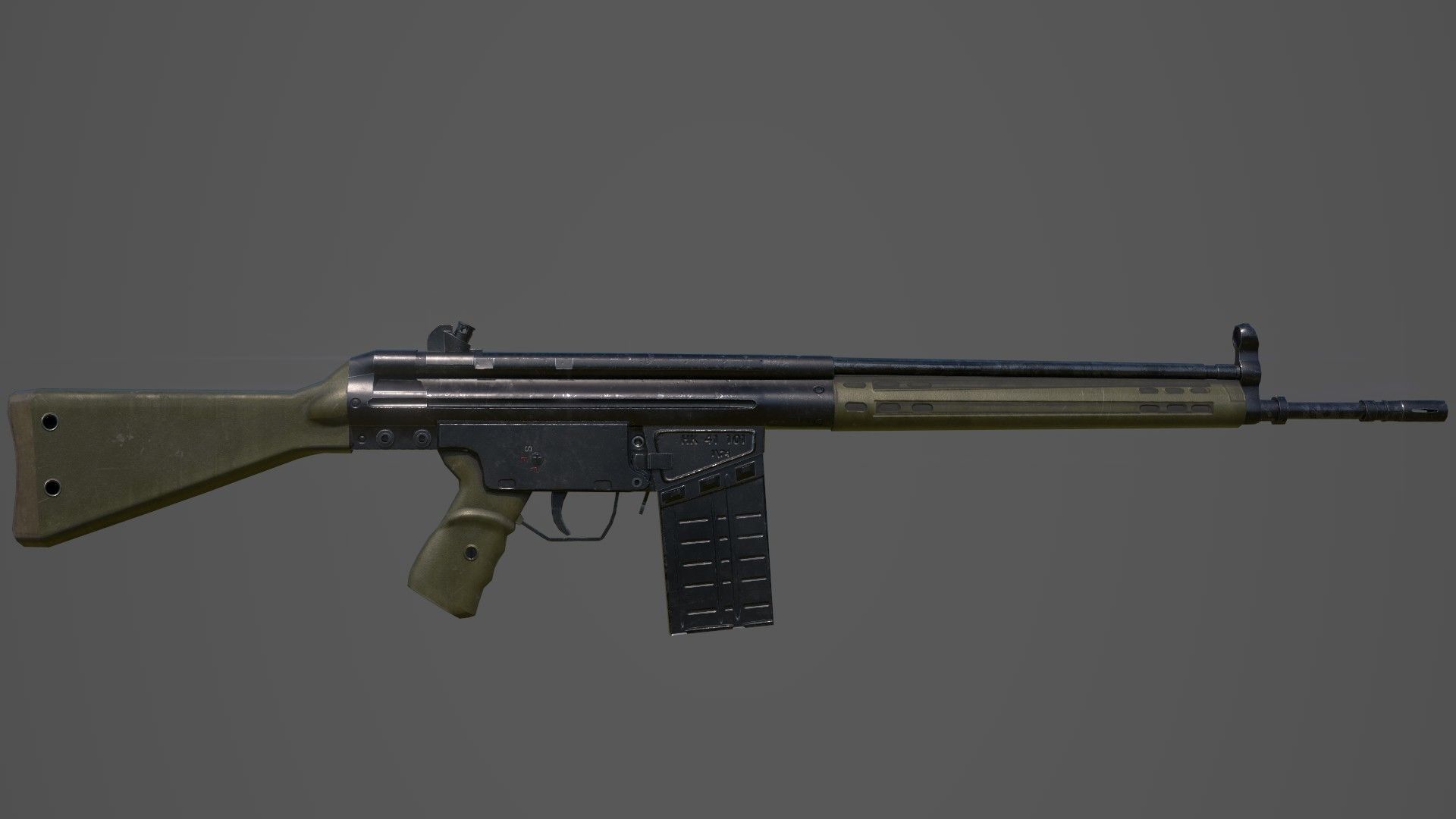Low poly Guns Pack Low-poly 3D model_11