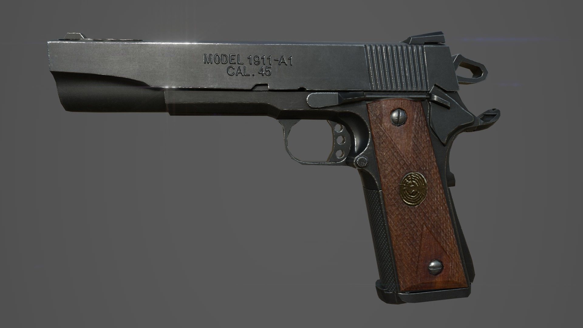 Low poly Guns Pack Low-poly 3D model_14