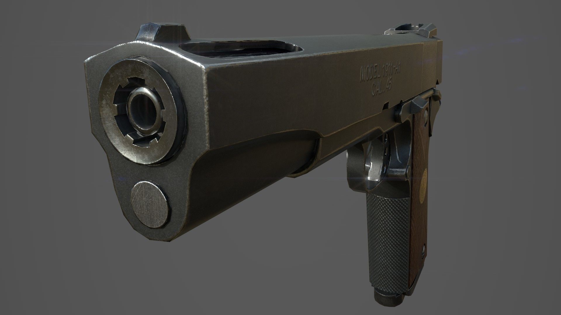 Low poly Guns Pack Low-poly 3D model_18