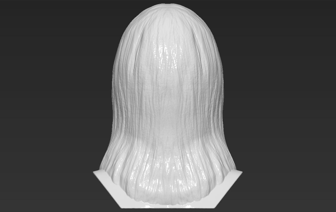 Kendall Jenner bust 3D printing ready stl obj formats 3D print model_6