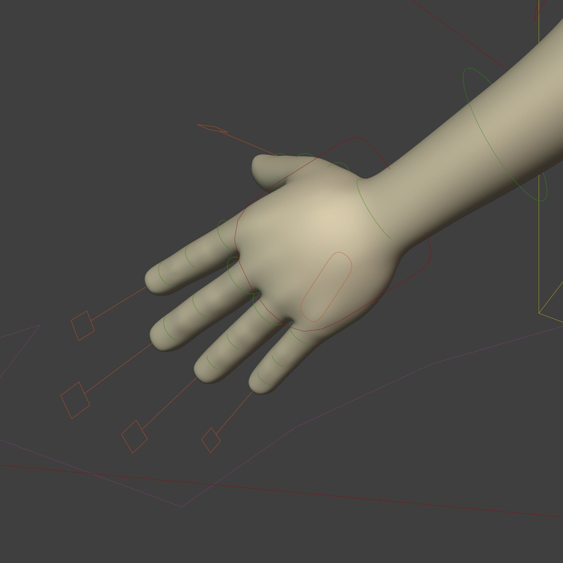 Cartoon Stickman - Man - Character - with IK and FK Rig  Low-poly 3D model_14