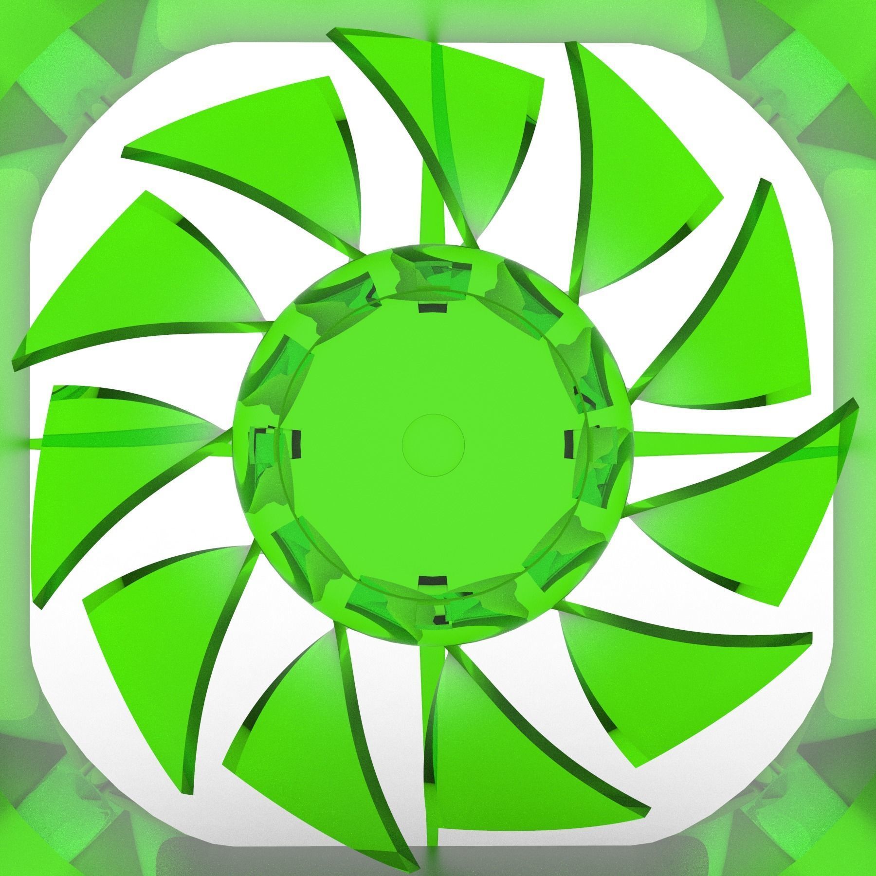 CPU-Fan - Processor Fan 3D model_4