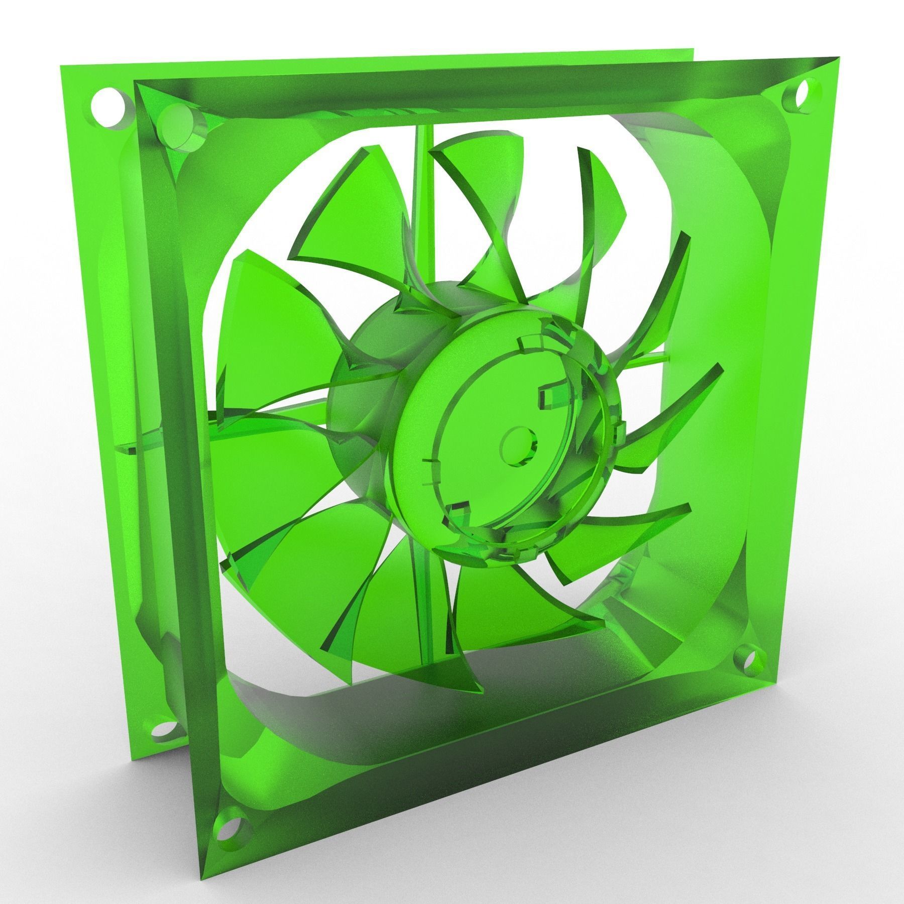 CPU-Fan - Processor Fan 3D model_1