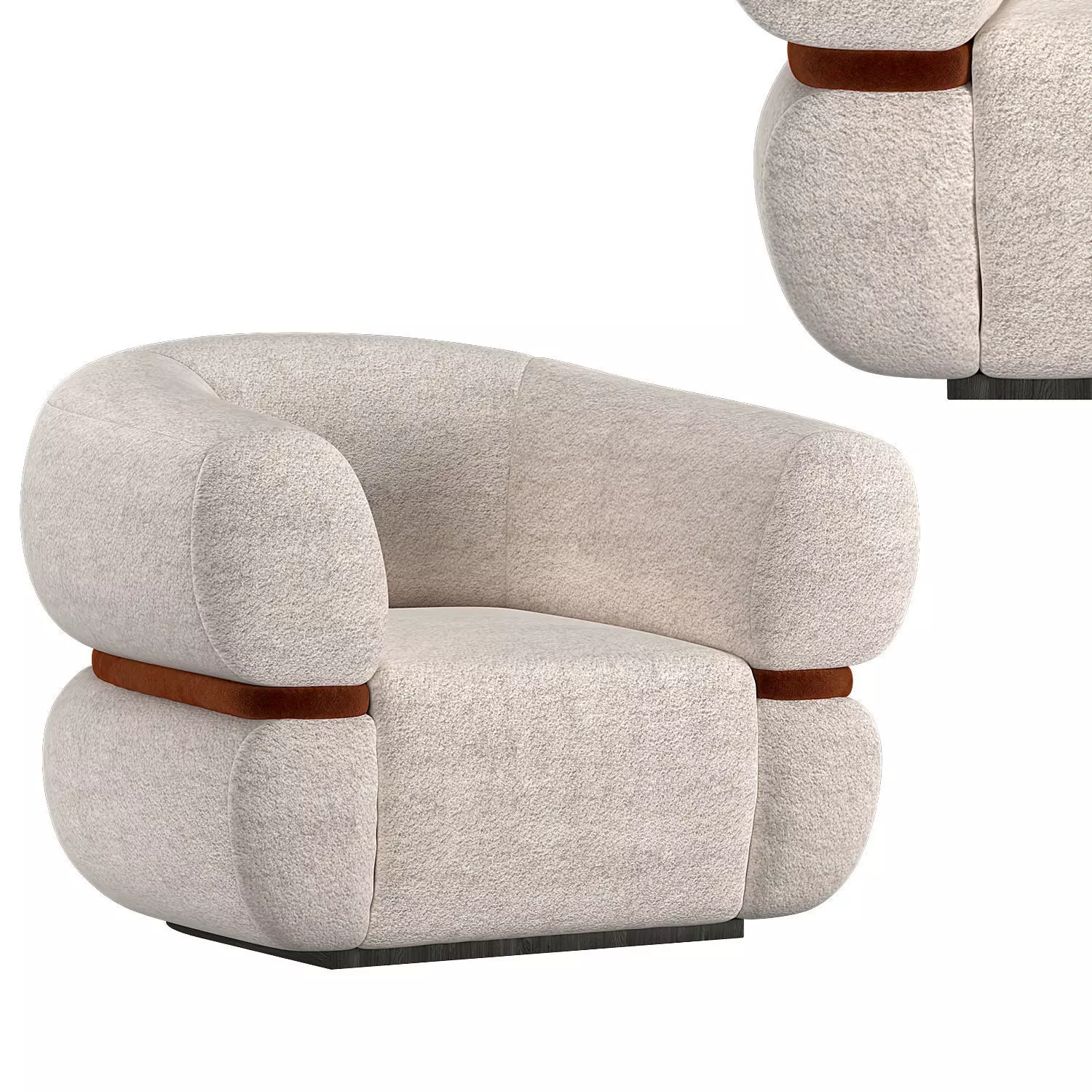 Malibu Armchair 3D model