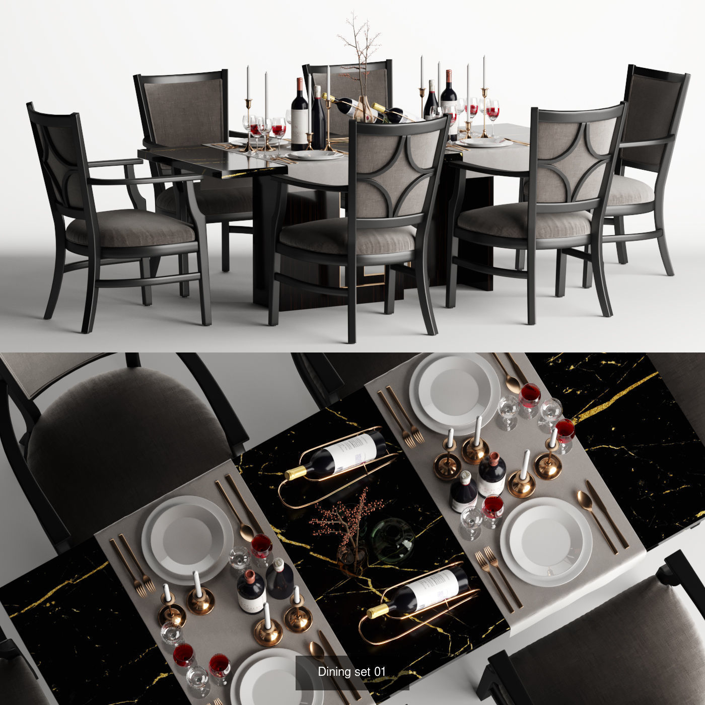 Furniture package 3D Model Collection_3