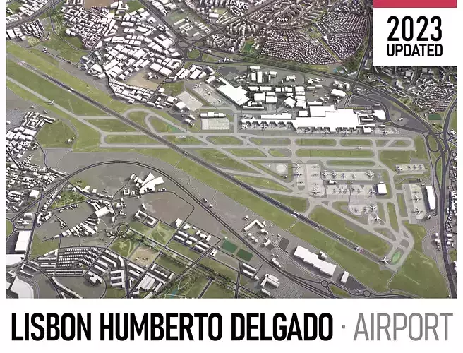 Lisbon - 3D Airport Model