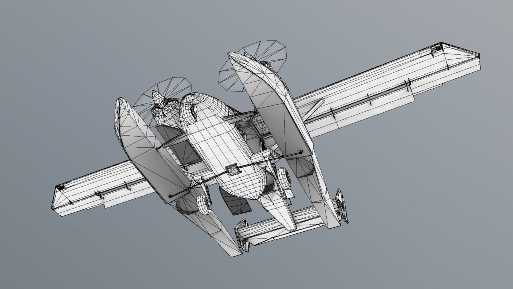 Accord-201 Floatsplane with four liveries 3D Model Collection_25