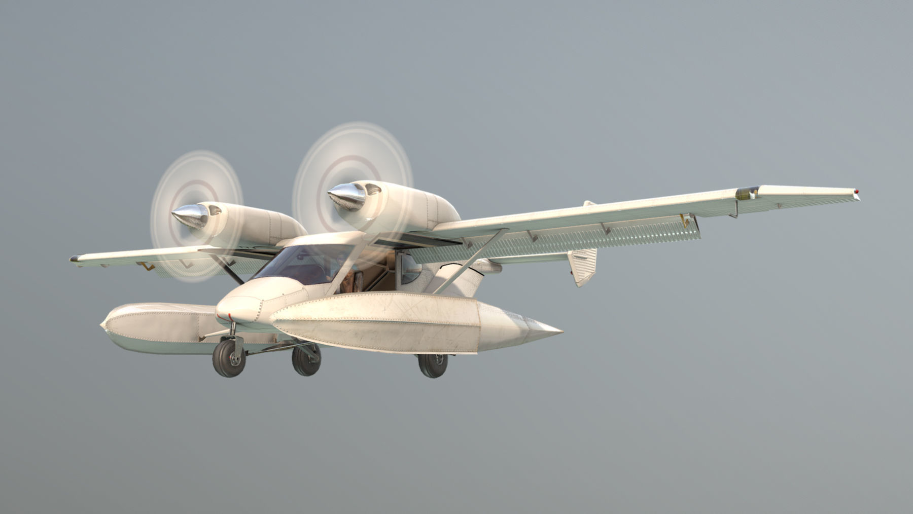 Accord-201 Floatsplane with four liveries 3D Model Collection_23