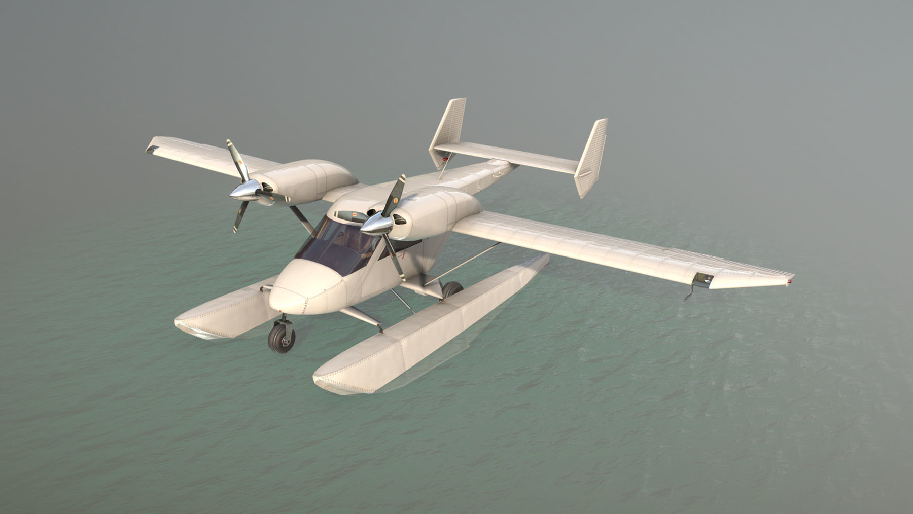 Accord-201 Floatsplane with four liveries 3D Model Collection_20