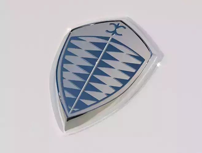  Koenigsegg Emblem Free 3D model