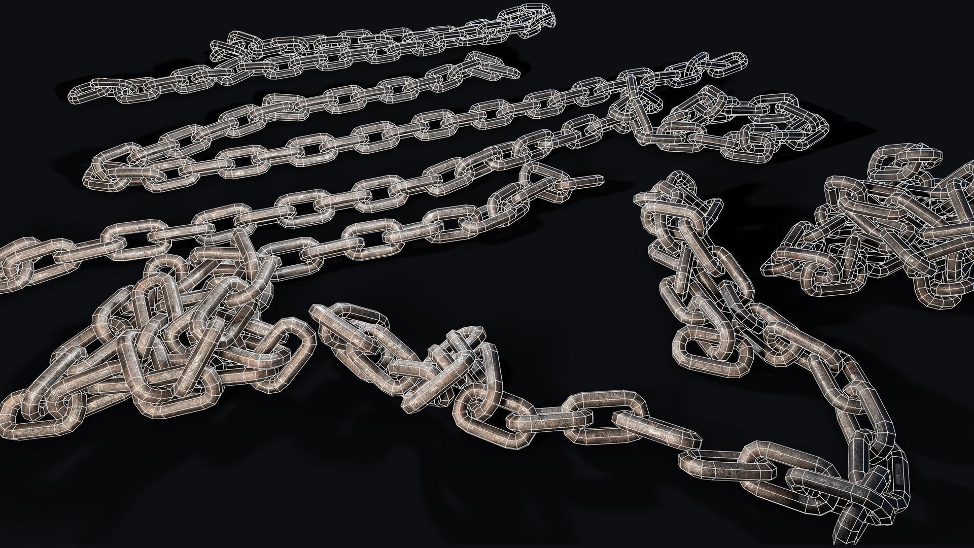 Inquisition - Chains Low-poly 3D model_13