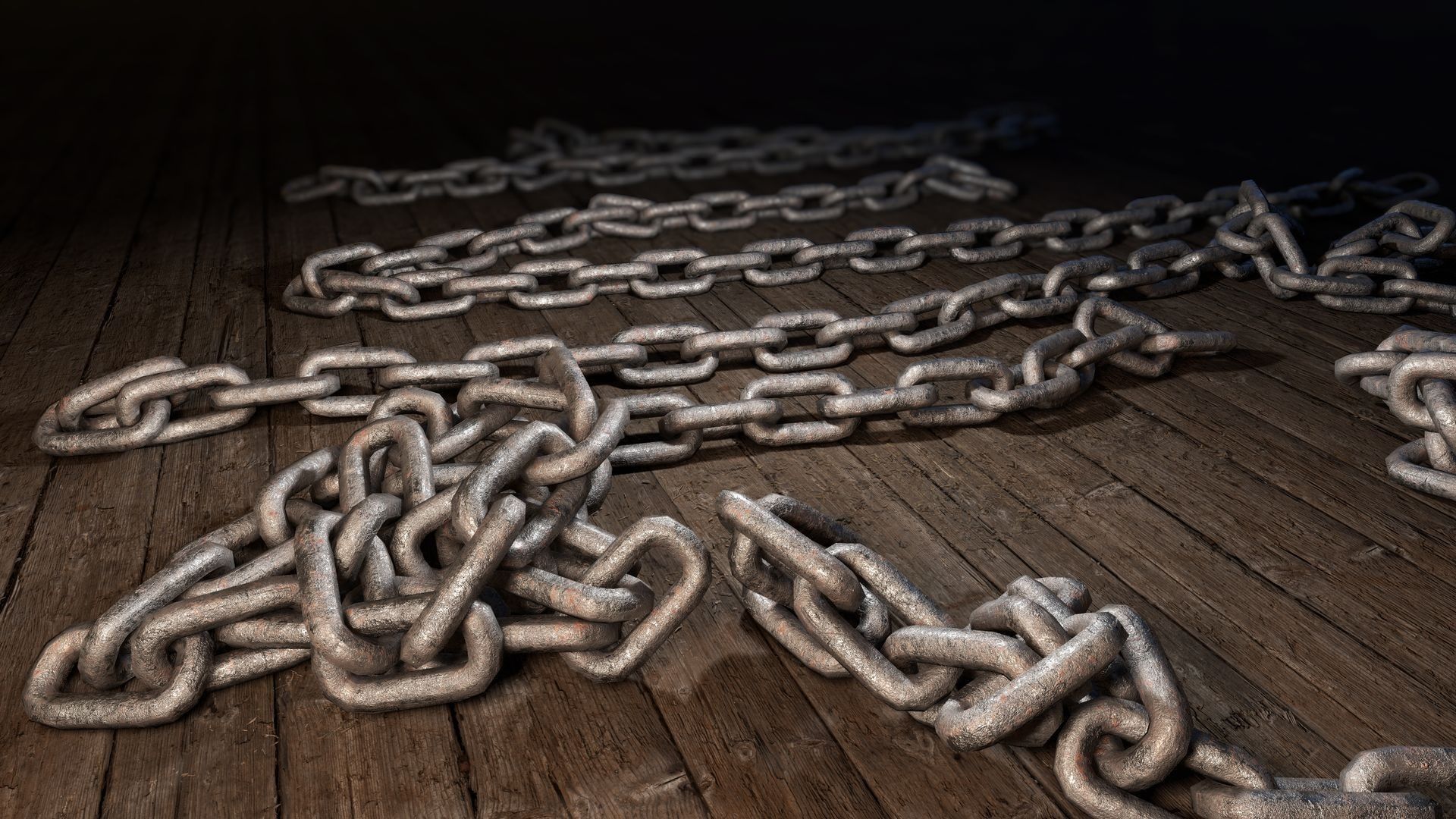 Inquisition - Chains Low-poly 3D model_6