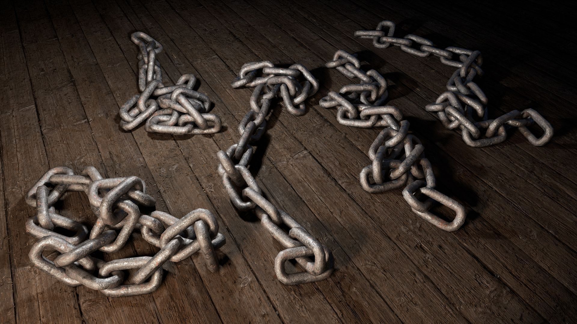 Inquisition - Chains Low-poly 3D model_2