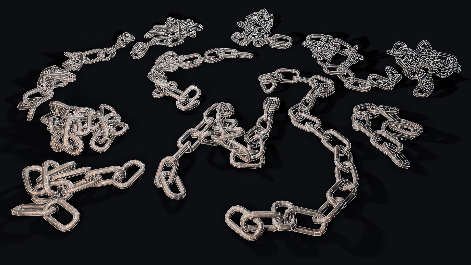 Inquisition - Chains Low-poly 3D model_14