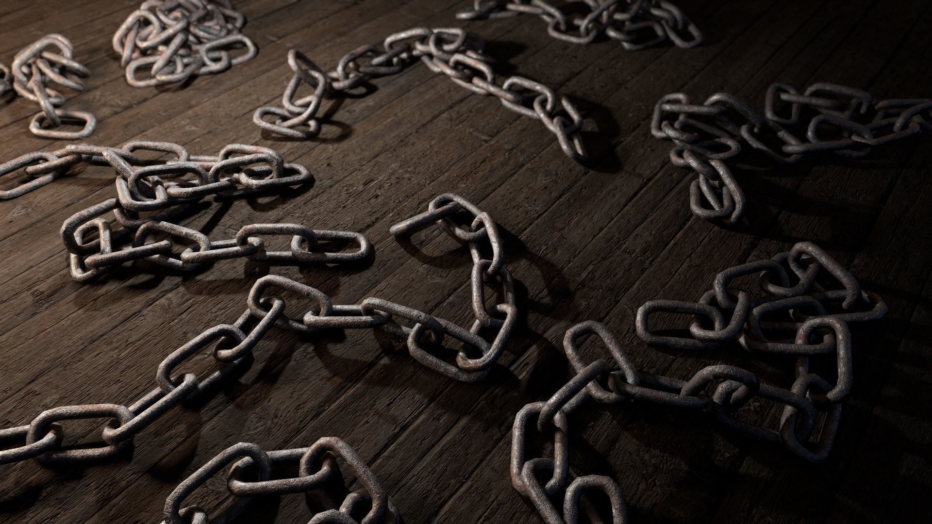 Inquisition - Chains Low-poly 3D model_9