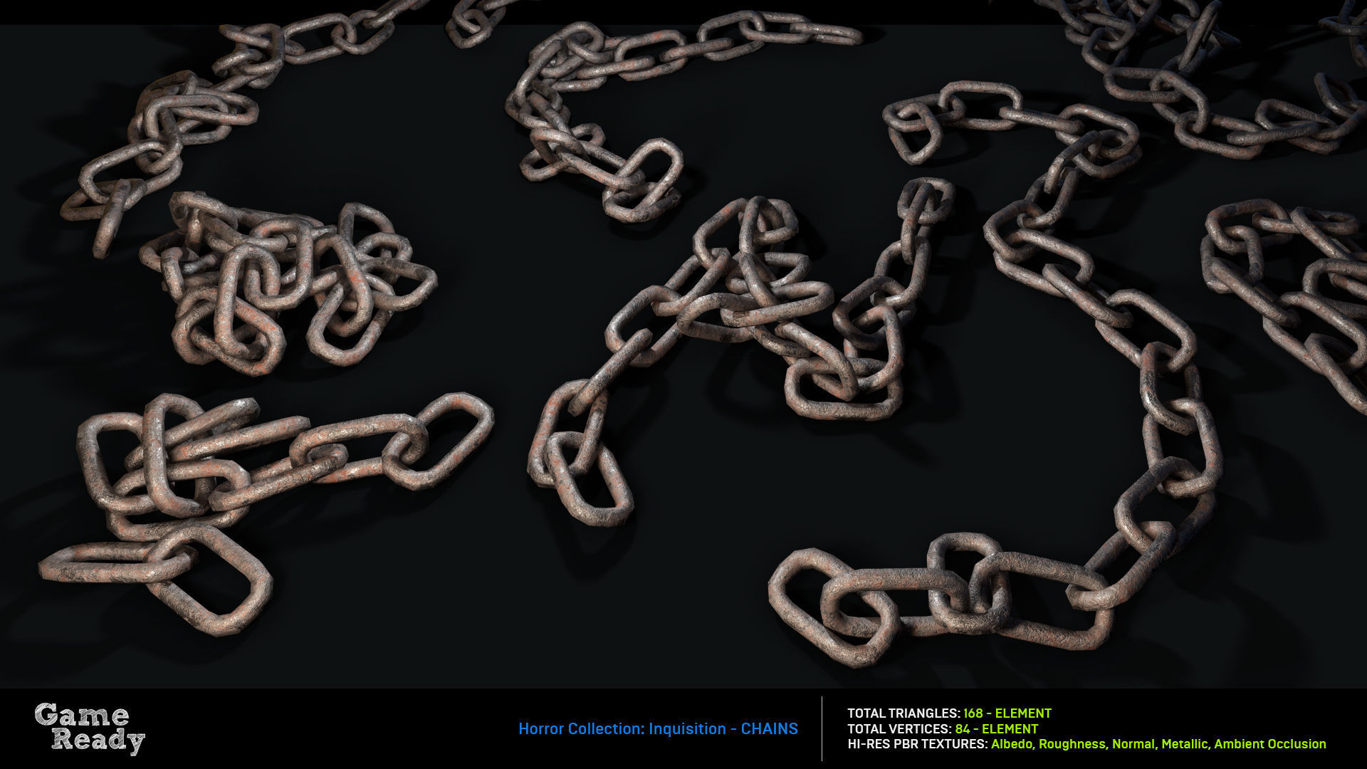 Inquisition - Chains Low-poly 3D model_10