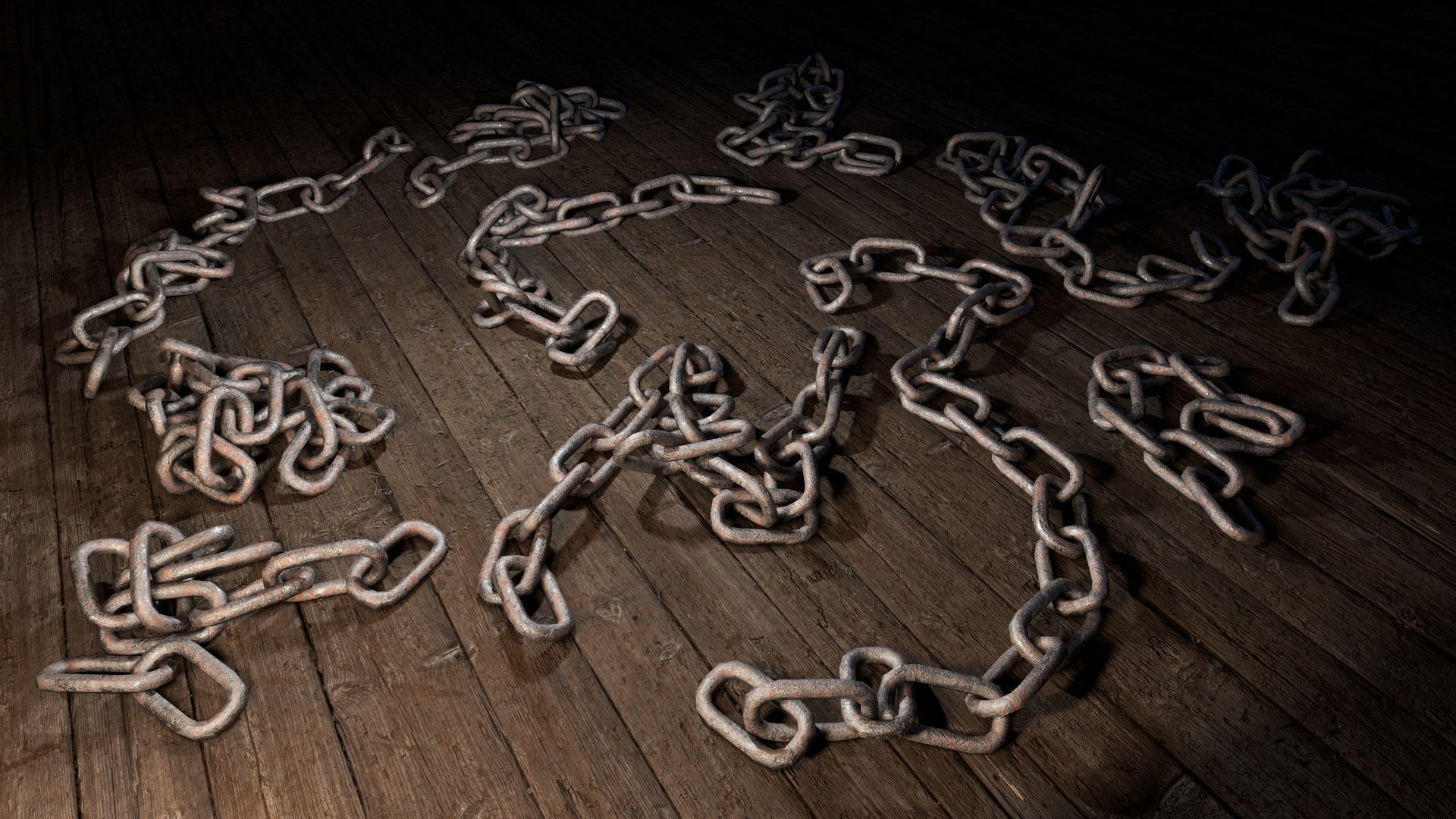 Inquisition - Chains Low-poly 3D model_8