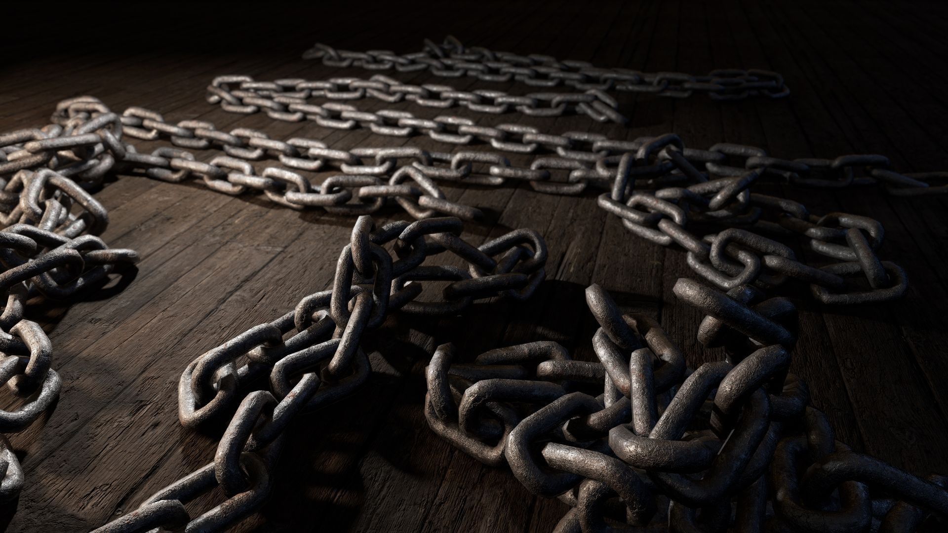 Inquisition - Chains Low-poly 3D model_7