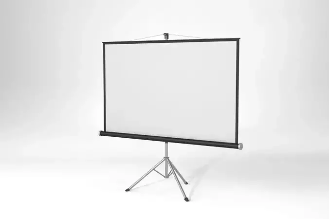 Projection Screen on tripod for projector