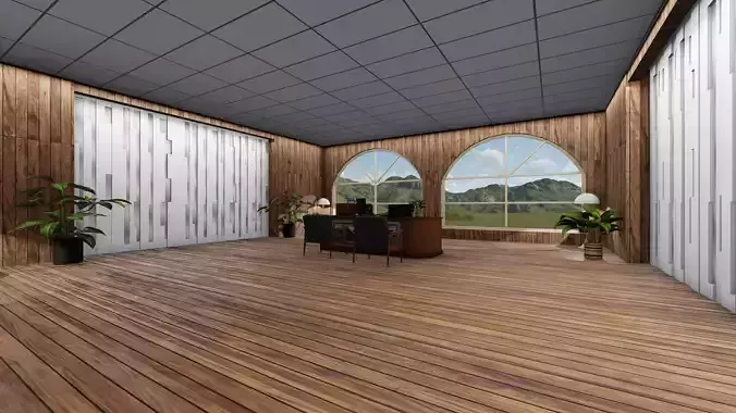 3D modeling and rendering of Arts college Building