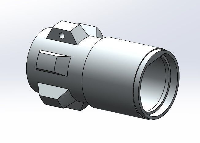 Luke Skywalker lightsaber 3D print model_6