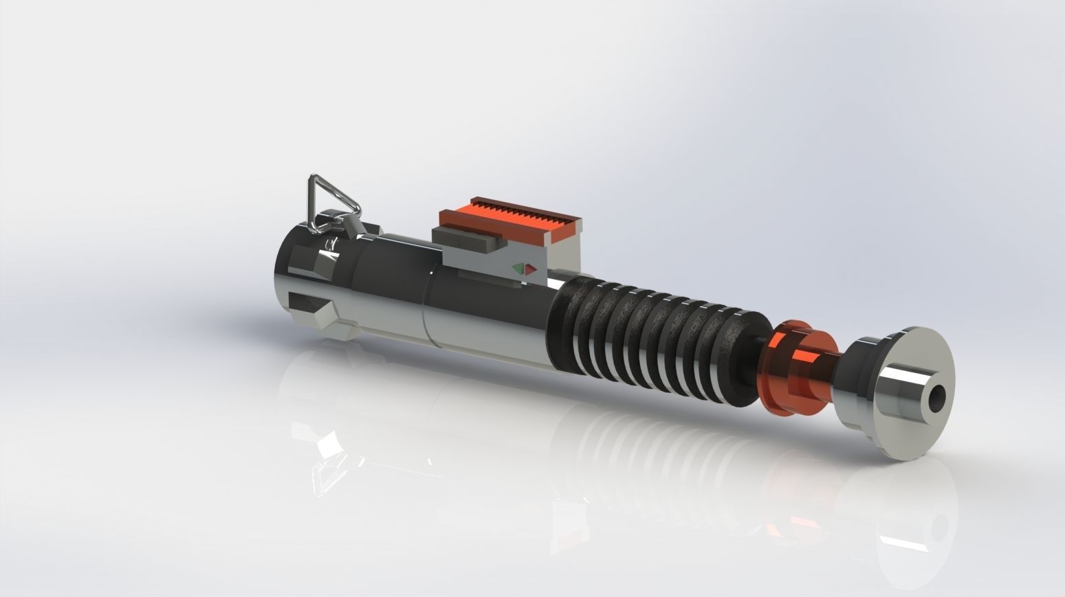 Luke Skywalker lightsaber 3D print model_3