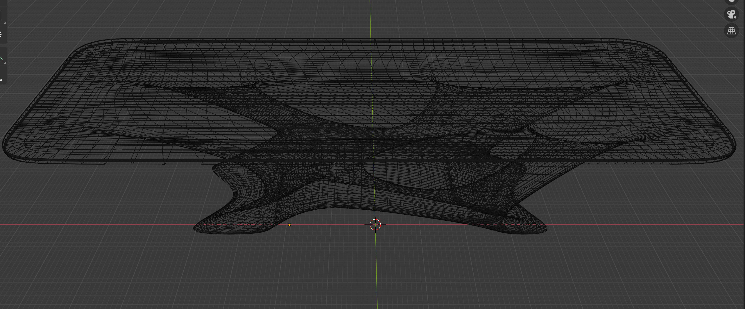 Modern dining table 01 3D model_3
