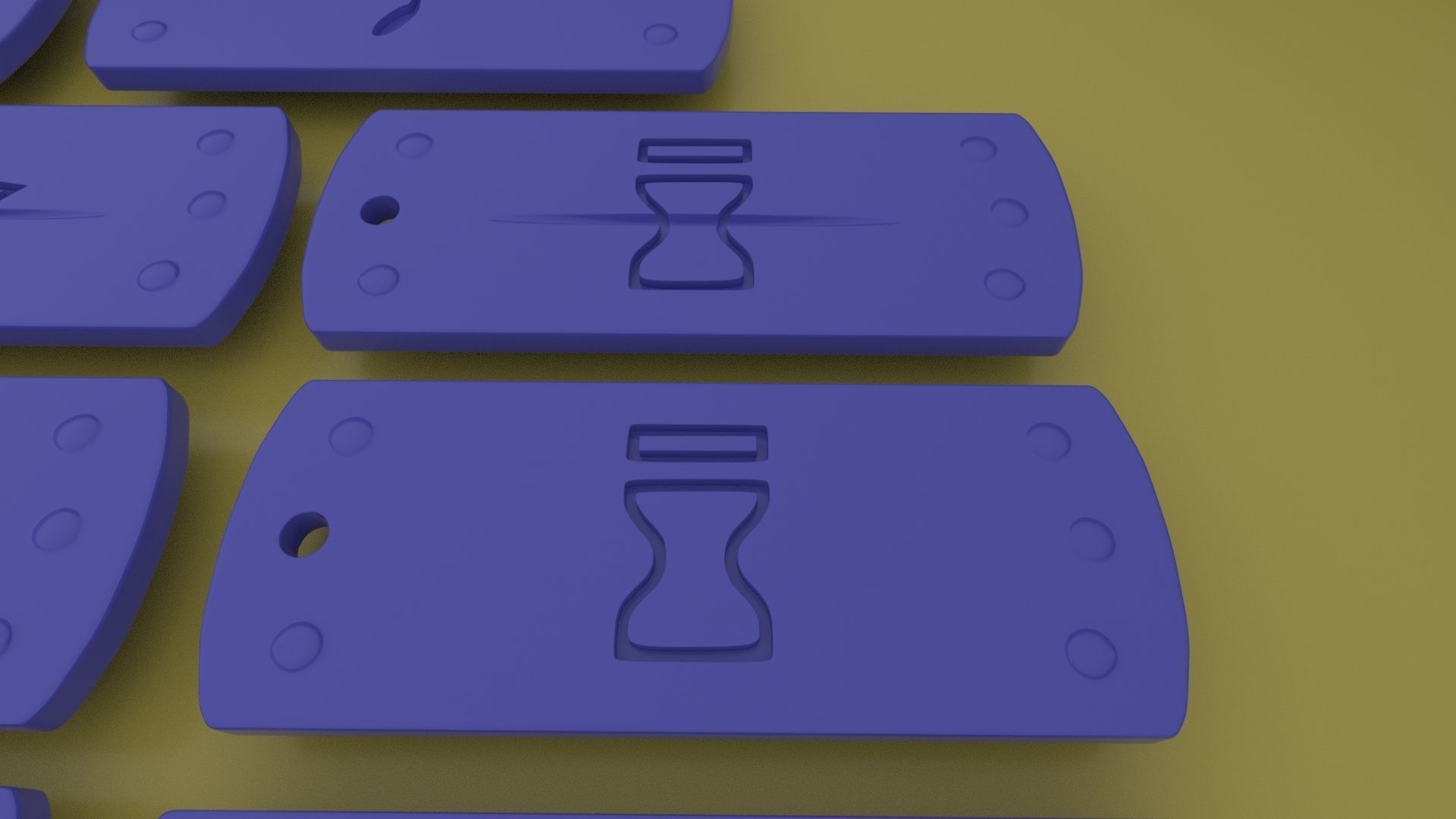 Naruto Village Symbols Keychains-necklace-bracelet 3d printable 3D print model_8