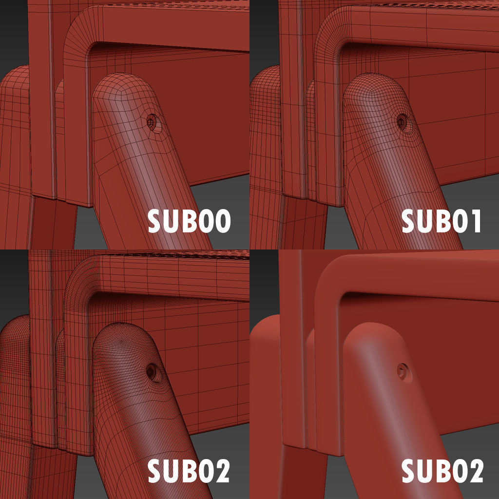 CPH 190 DESK 3D model_8