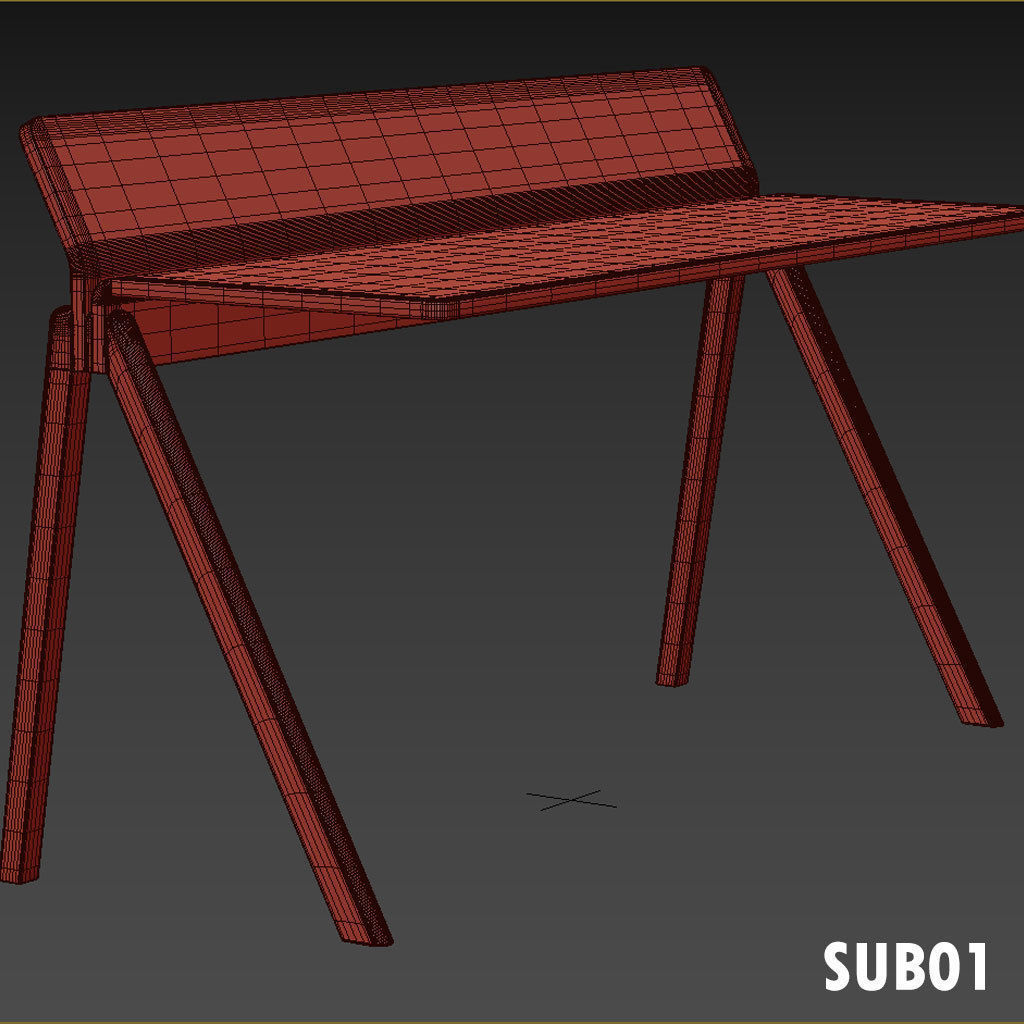 CPH 190 DESK 3D model_6