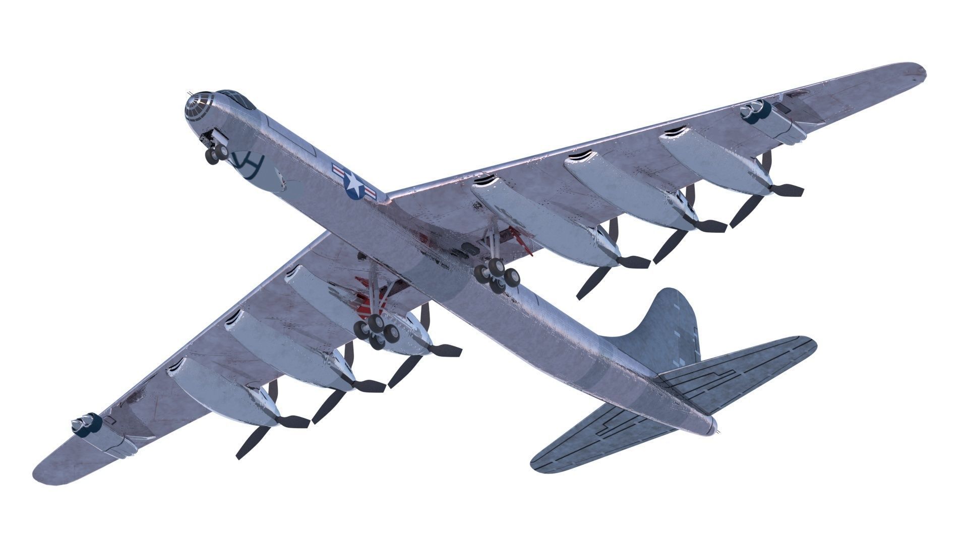 Convair B-36 Peacemaker 3D model_5