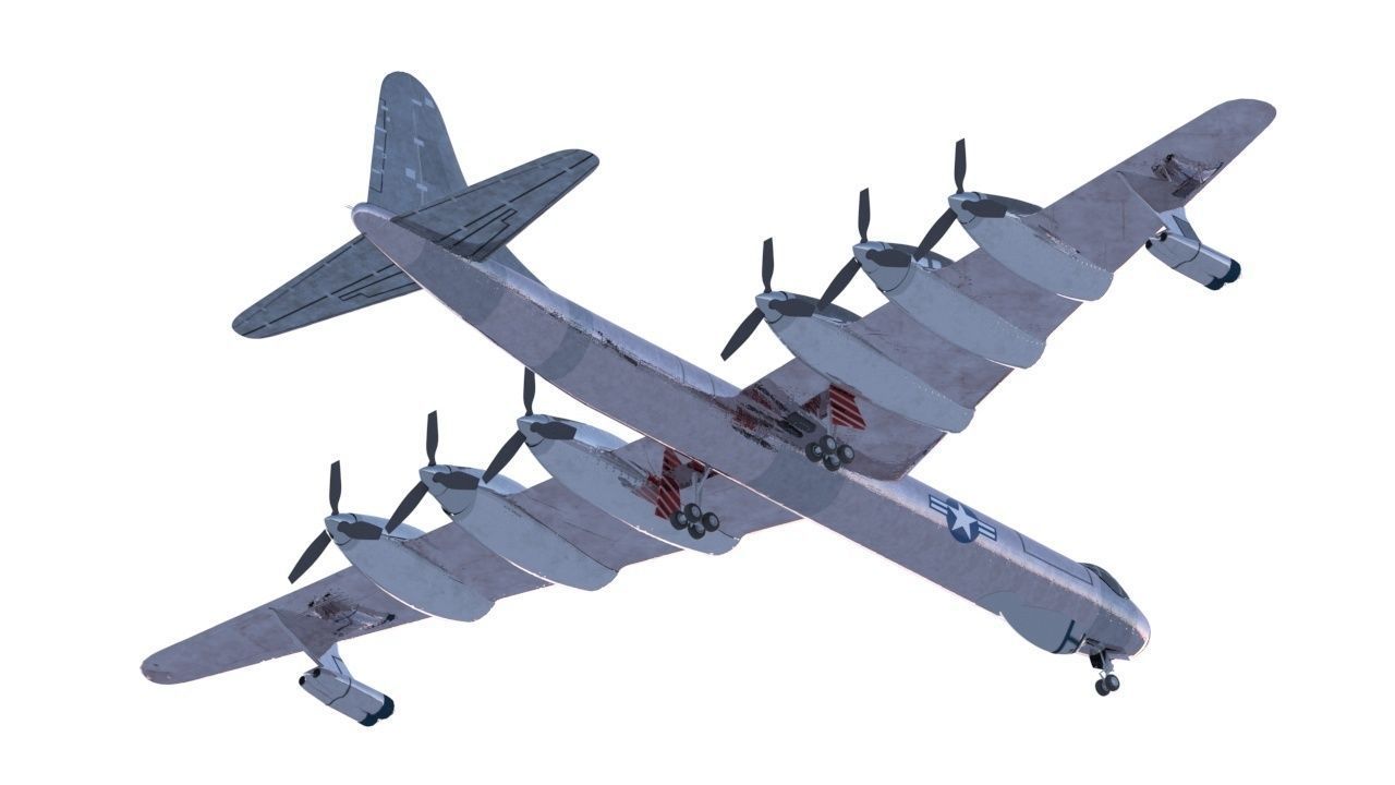 Convair B-36 Peacemaker 3D model_3
