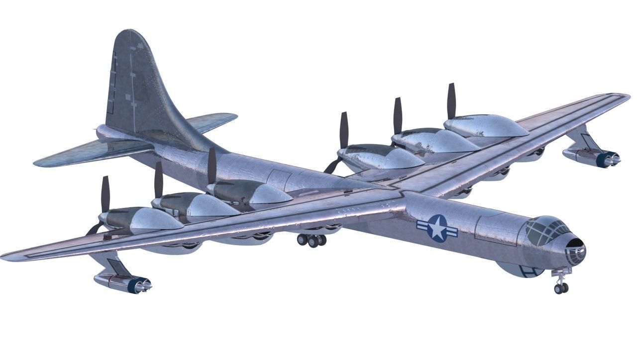 Convair B-36 Peacemaker 3D model_1