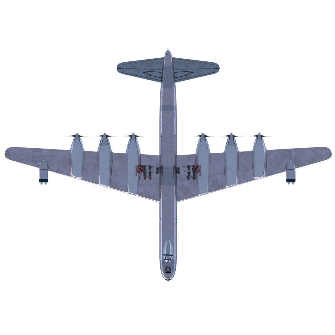 Convair B-36 Peacemaker 3D model_4