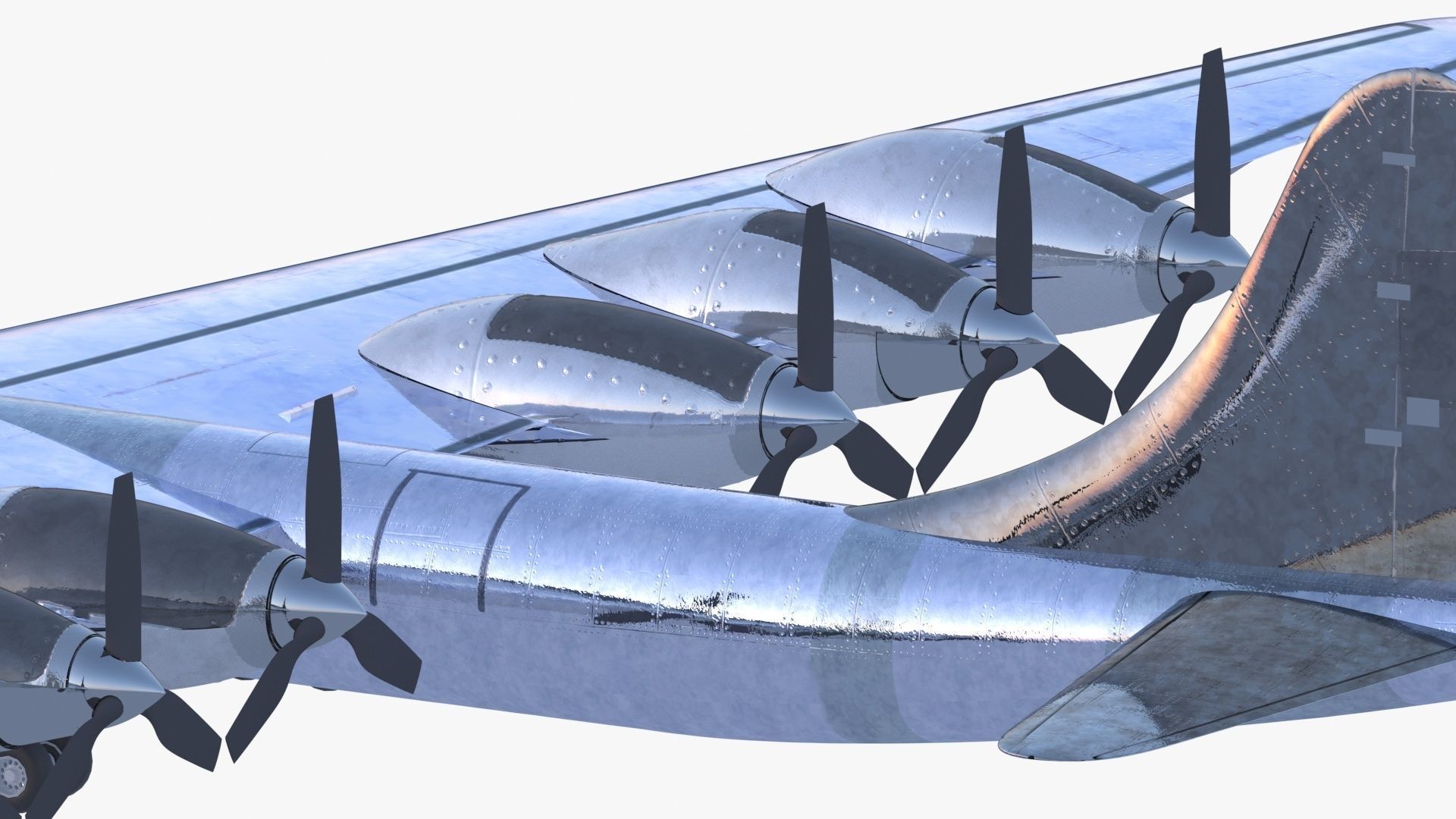 Convair B-36 Peacemaker 3D model_9