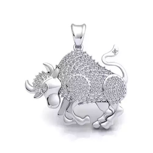 Taurus Pendent 3d Model Print  3D print model