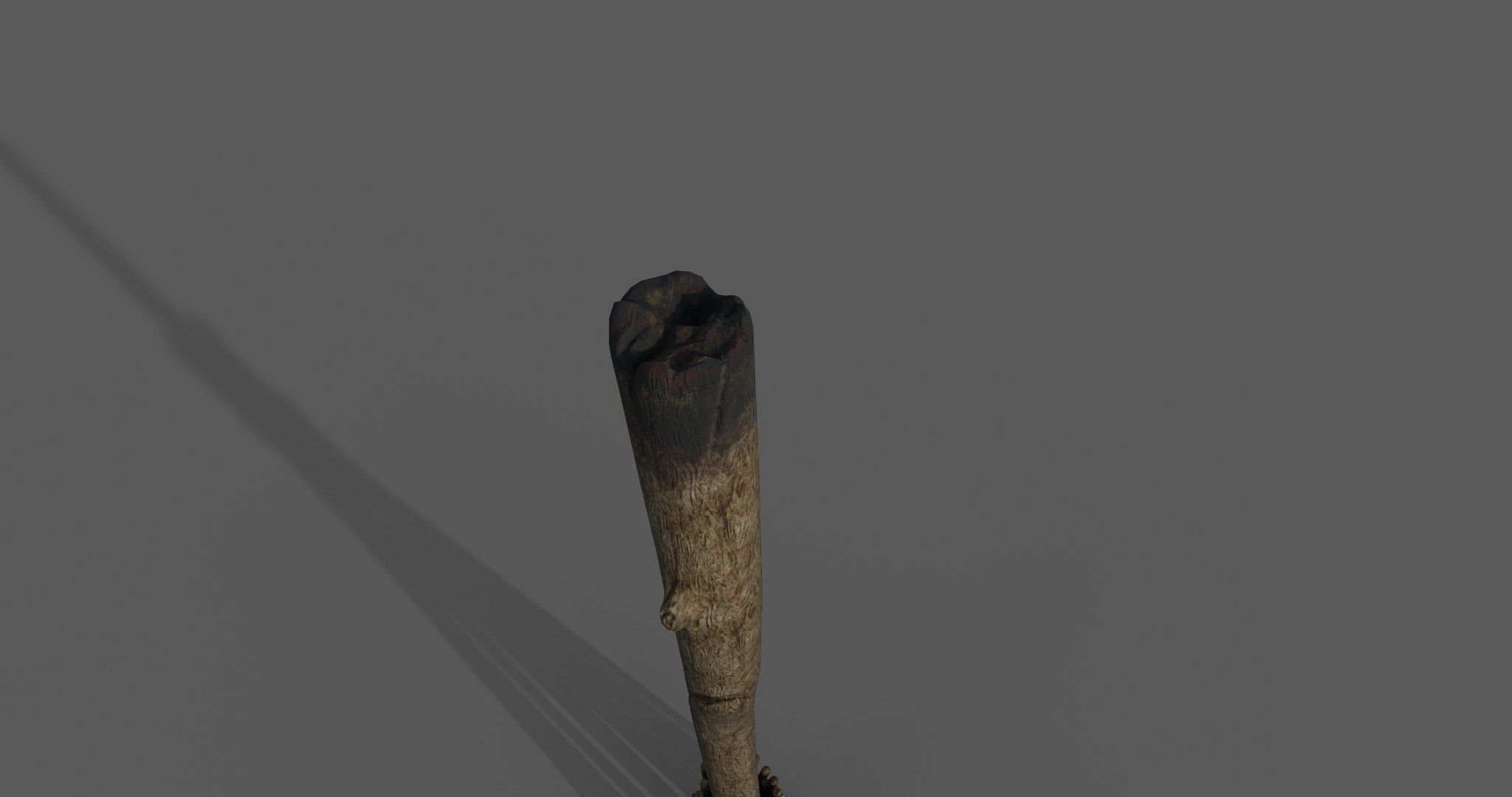 Medieval Style Broom 3D model_17