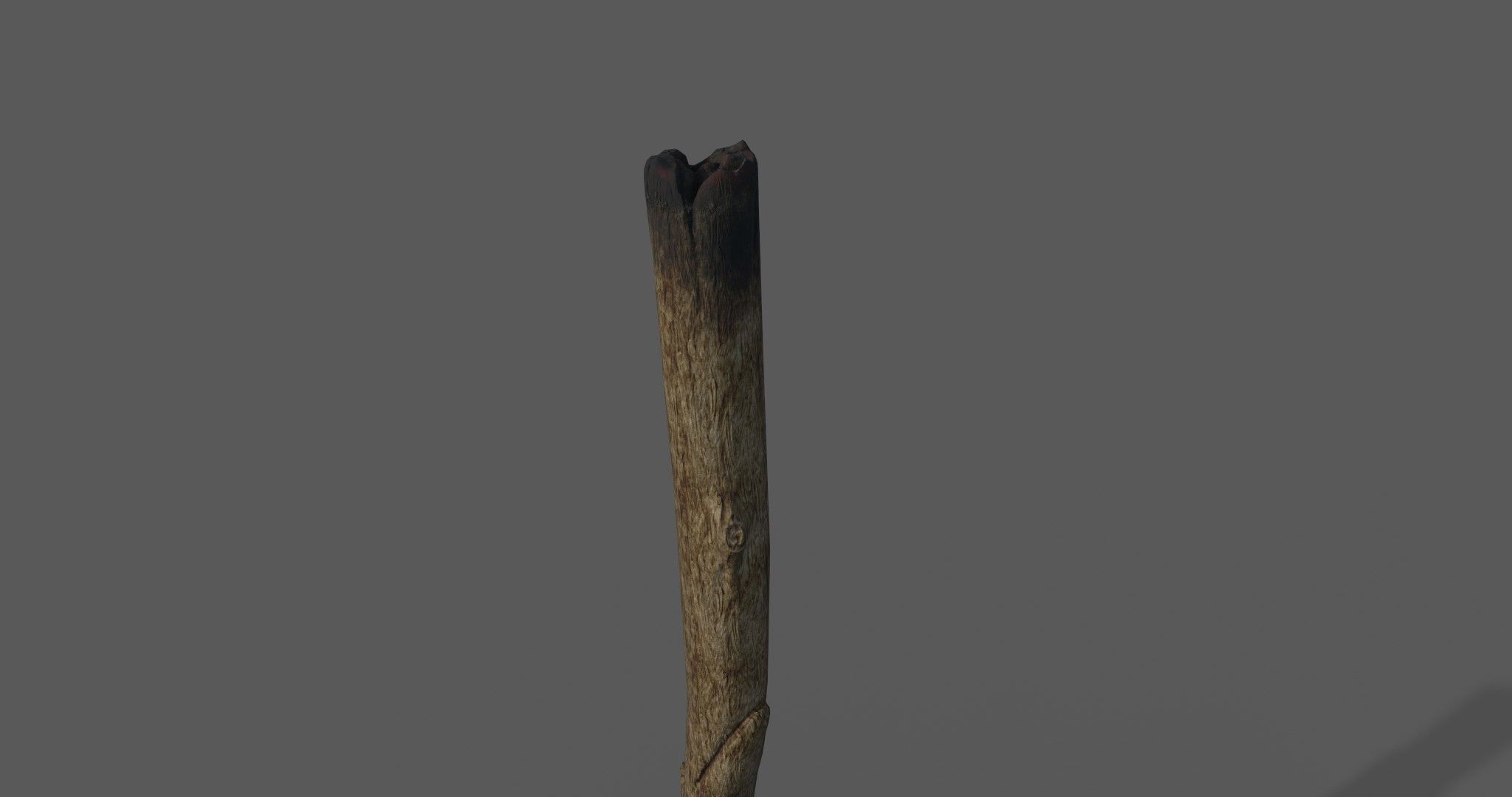 Medieval Style Broom 3D model_16