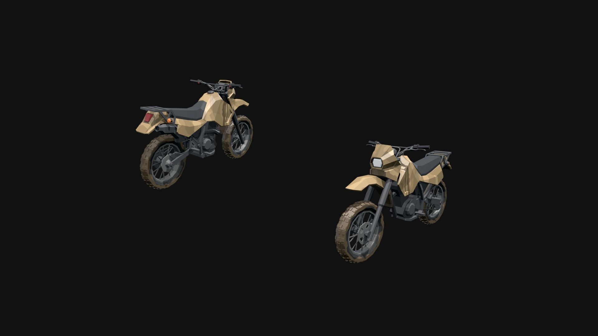 Low Poly  Military Vehicles Low-poly 3D model_2