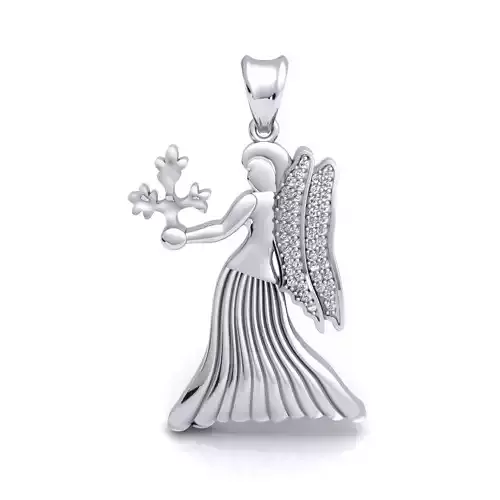 Virgo Pendent 3d Model 3D print model