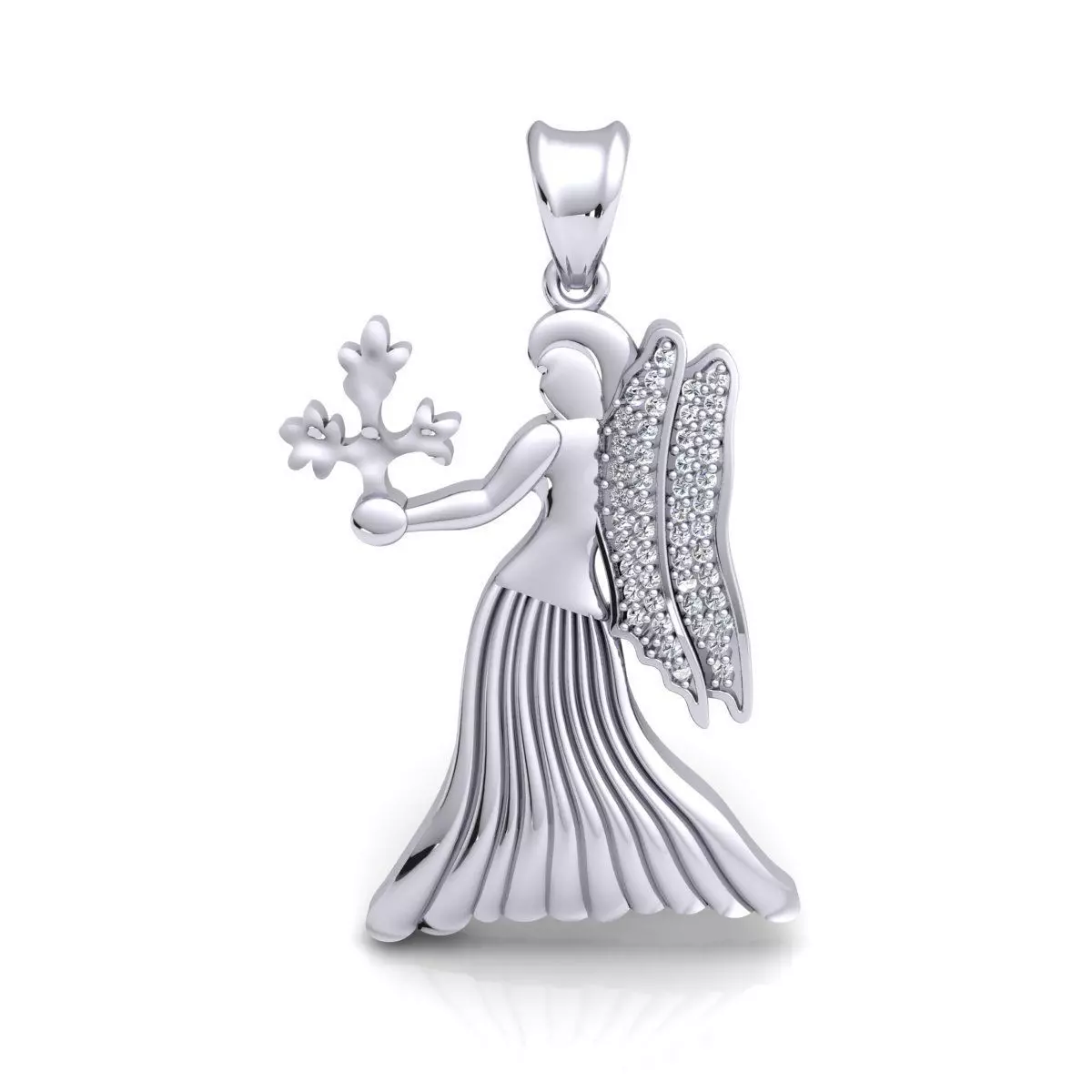 Virgo Pendent 3d Model 3D print model_0