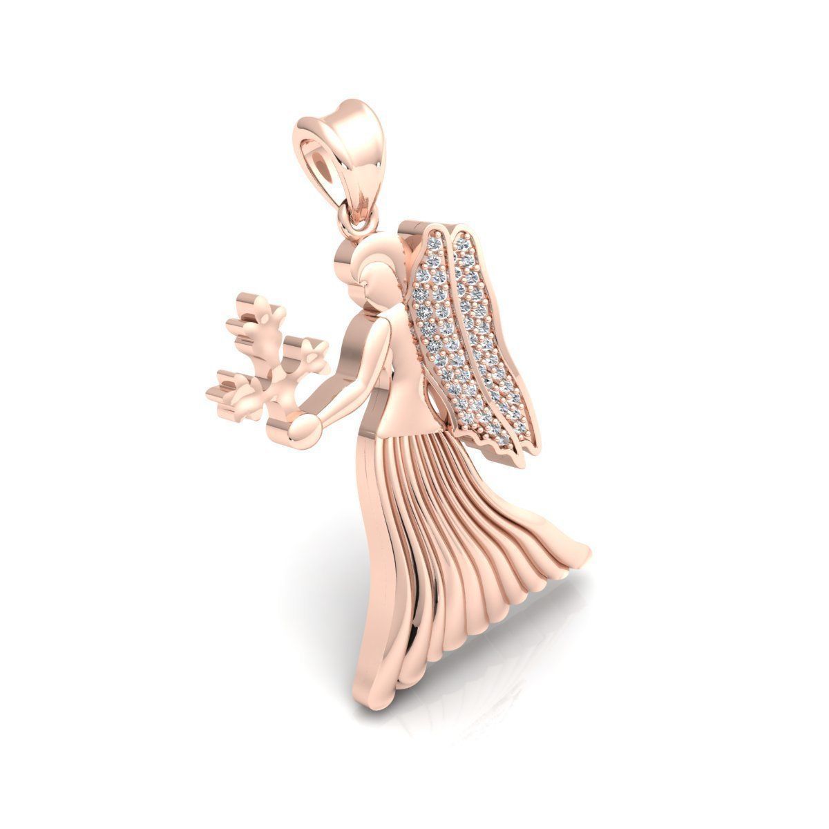 Virgo Pendent 3d Model 3D print model_1