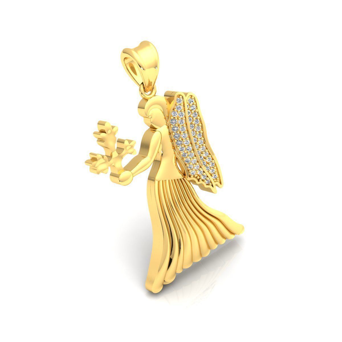 Virgo Pendent 3d Model 3D print model_2