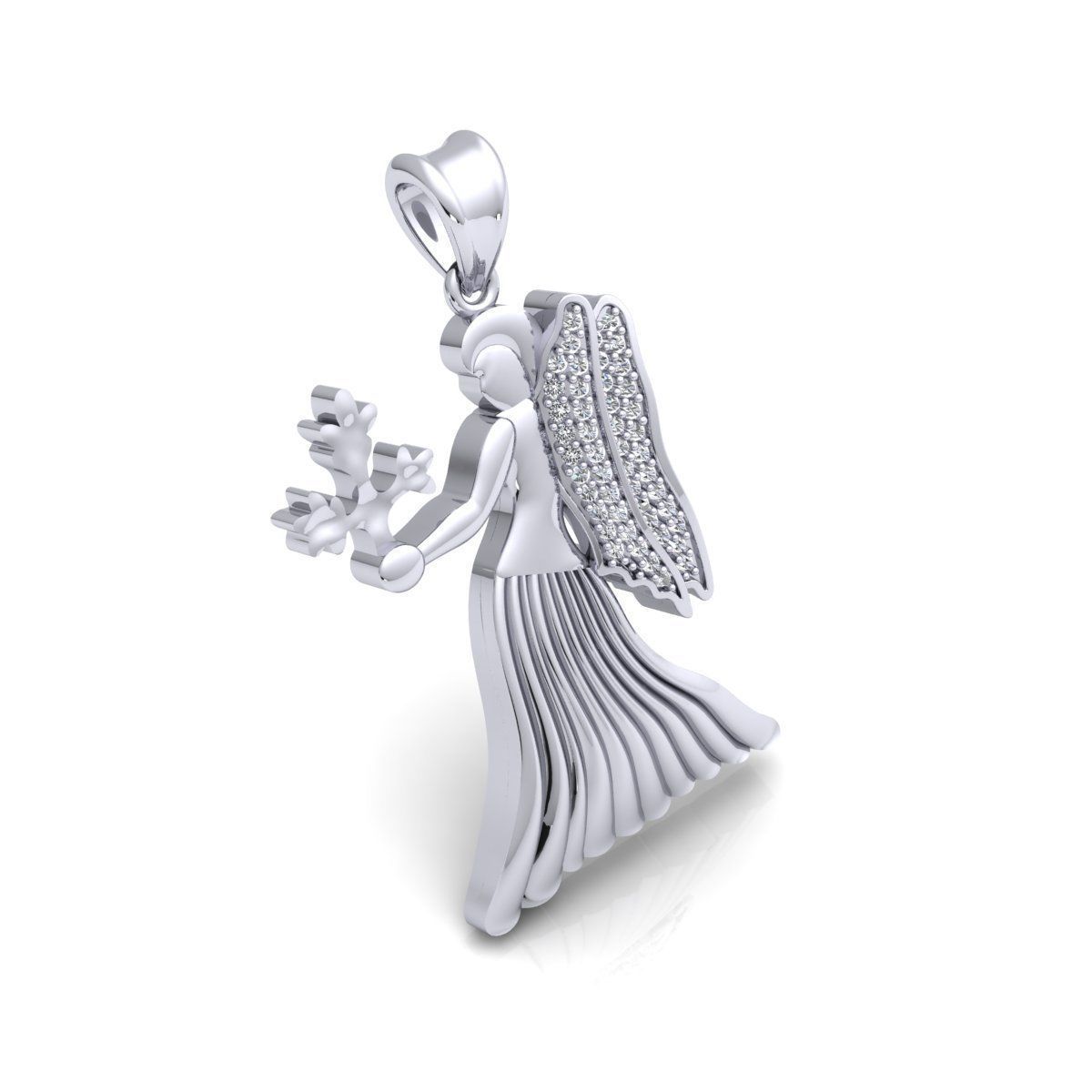 Virgo Pendent 3d Model 3D print model_5