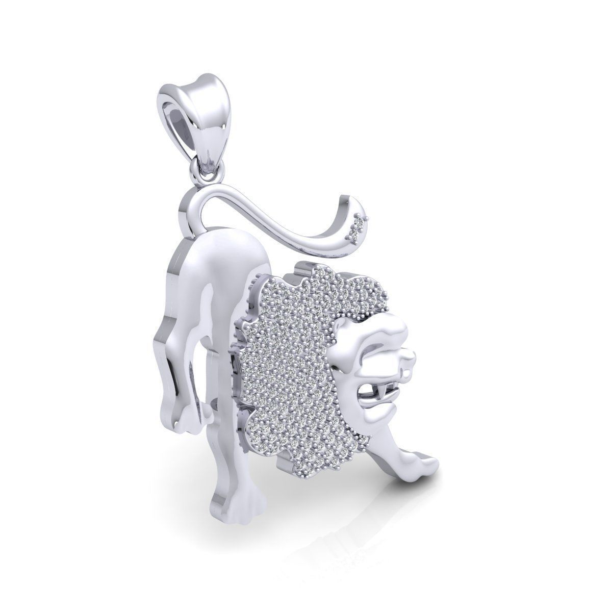 Leo Pendent 3d model 3D print model_5