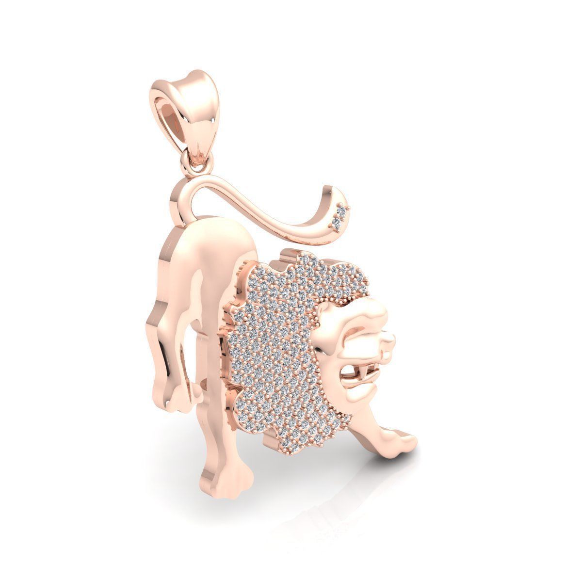 Leo Pendent 3d model 3D print model_2