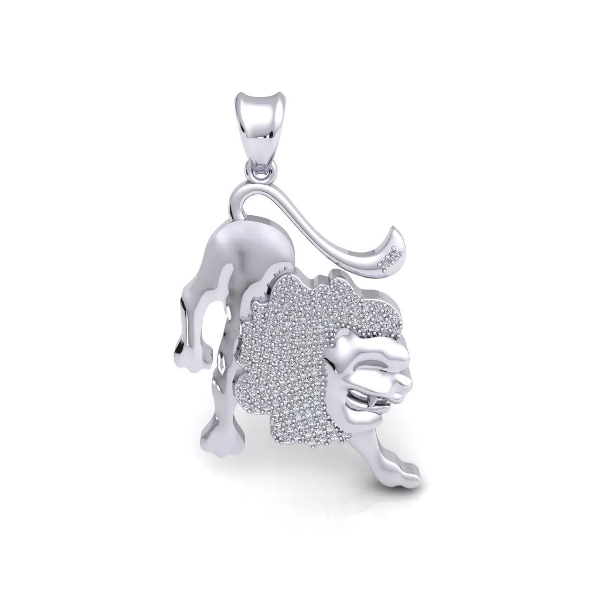 Leo Pendent 3d model 3D print model_0
