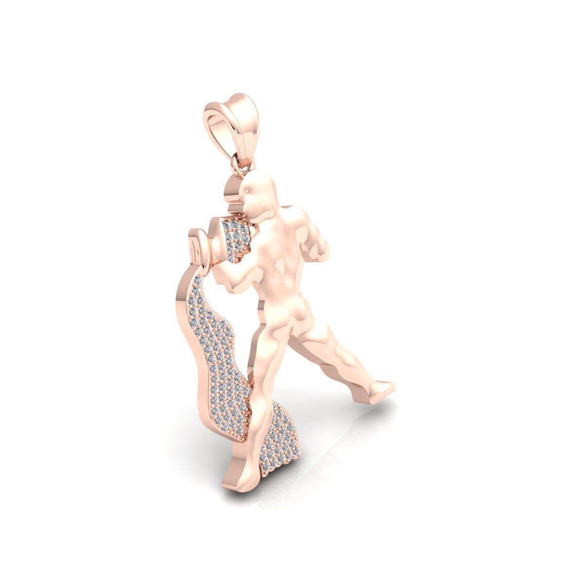 Aquarius Pendent 3d Model 3D print model_1